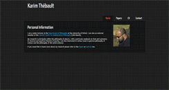 Desktop Screenshot of karimthebault.org